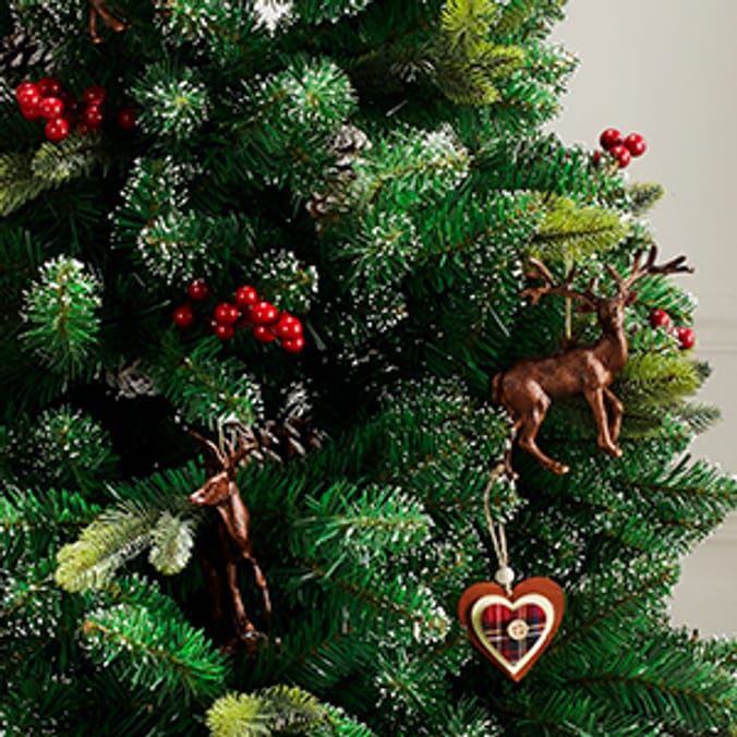 'Tis The Season 6ft Berry & Pine Cone Tree Christmas xmas tree