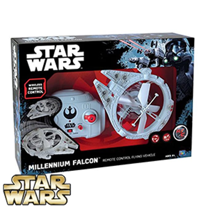 Star wars millennium falcon store radio control flying drone