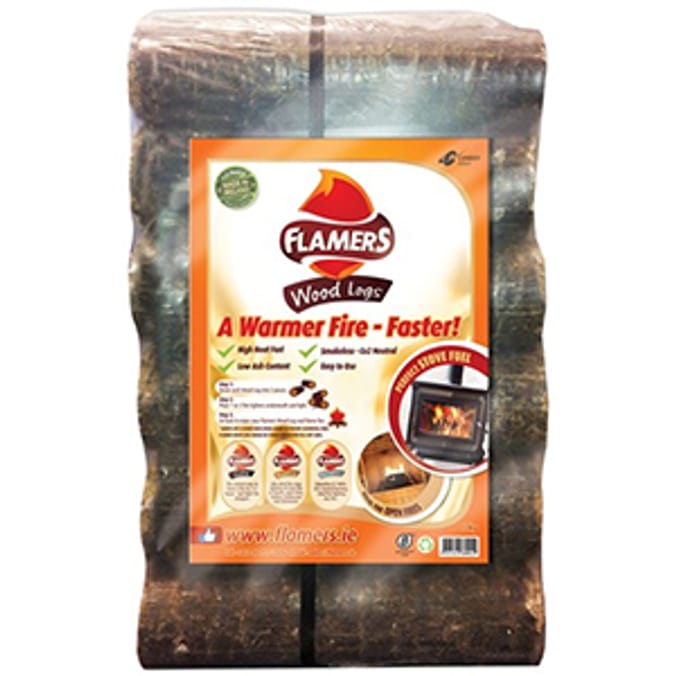 Flamers Wood Log (6 Pack) | Home Bargains