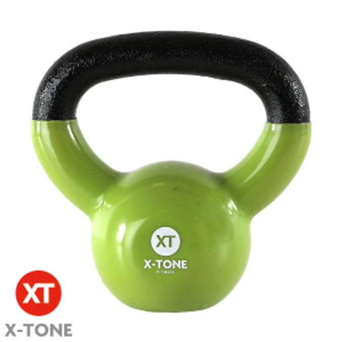 X Tone Fitness 4kg Kettle Bell Green gym equipment healthy fit