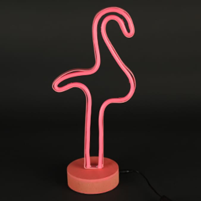 Rocket & Rye LED Neon Effect Light (Flamingo) bird pink lamp romantic