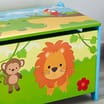 Jungle Friends: Wooden Toy Box