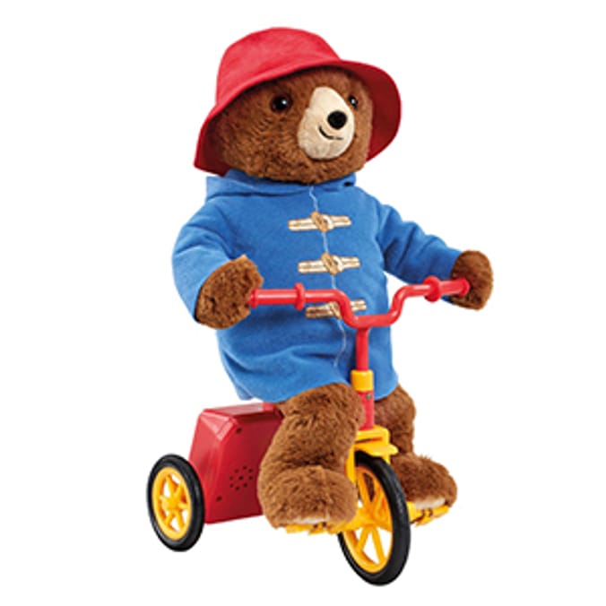 paddington bear on bike