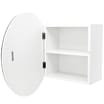 Select Suites Circular Mirror Wall Cabinet