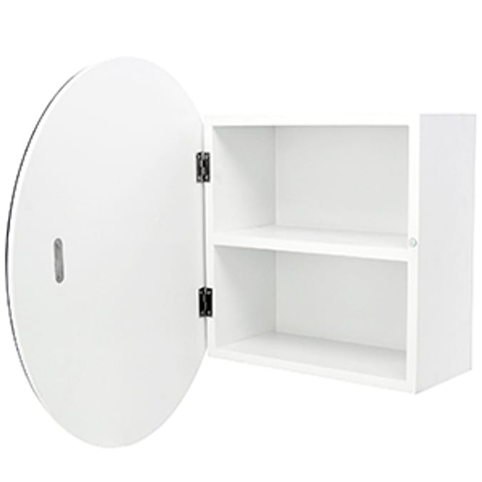 Select Suites Circular Mirror Wall Cabinet