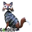 Garden Metal Ornament: Fiona the Fox