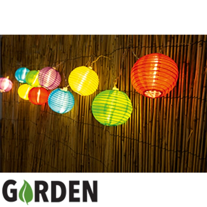 10 LED Solar Lantern String Lights