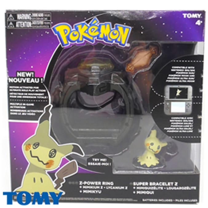 TOMY Pokemon Z-Ring Bracelet Set 4+