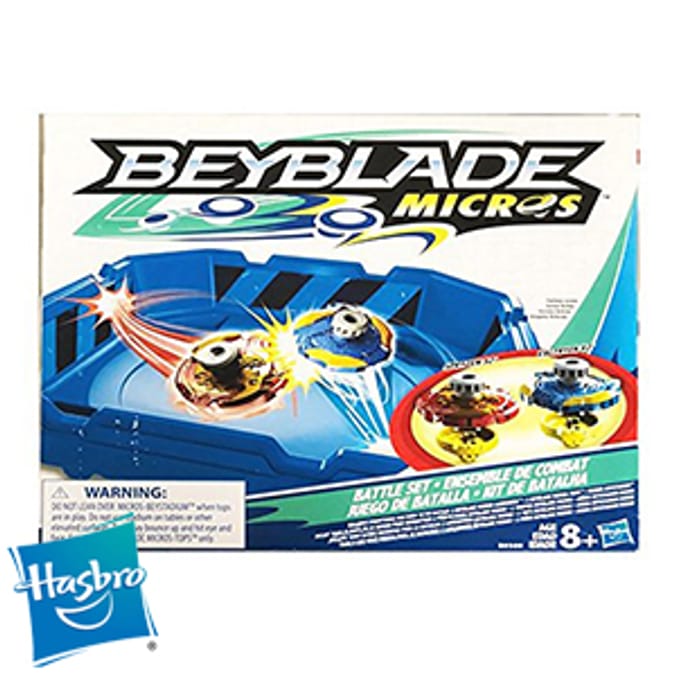 Beyblade Micros Battle Set Spryzen S2 Valtryek V2 Hasbro compete Home Bargains