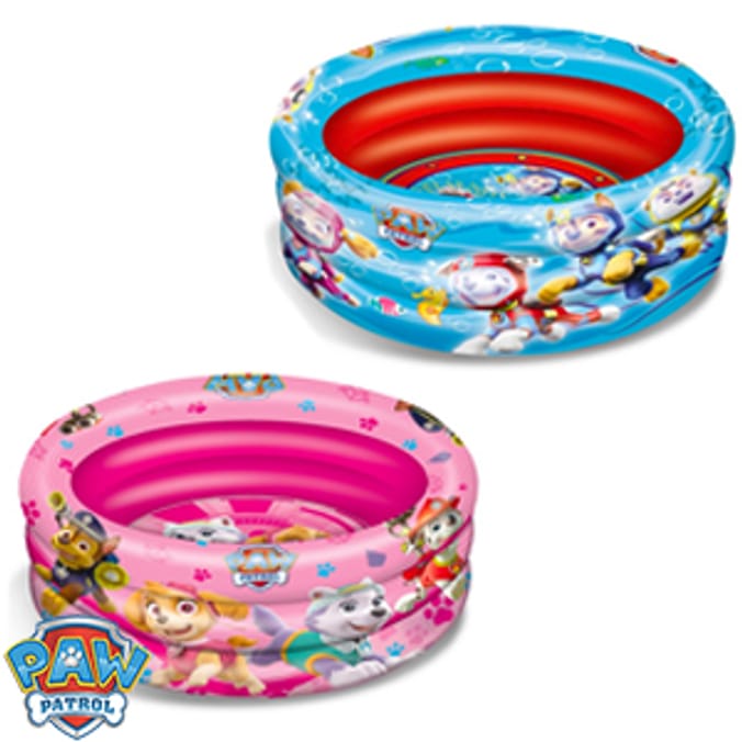 Paw Patrol 3Rings Pool pink blue swimming paddling pool girl boy