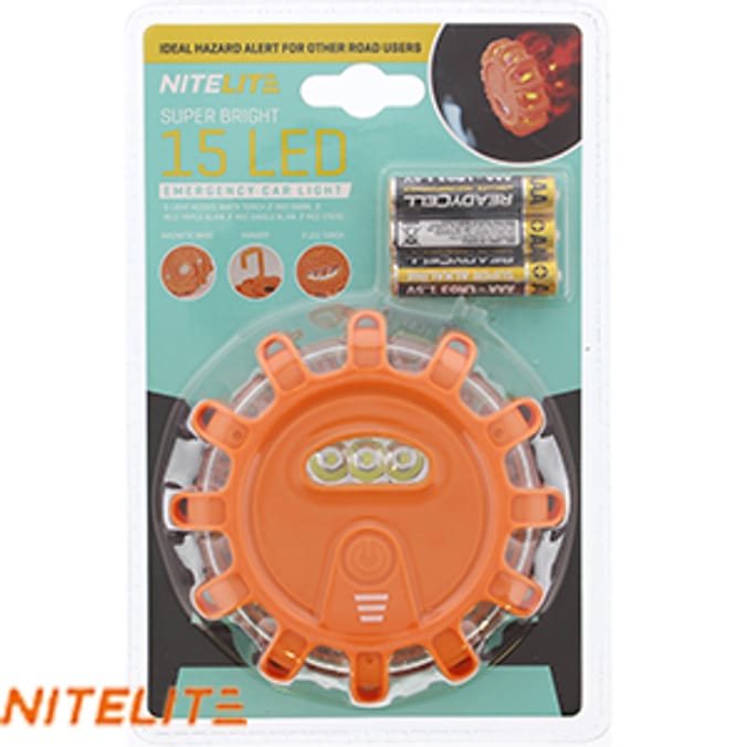 Nitelite Super Bright 15 LED Emergency Car Light, festival, camping