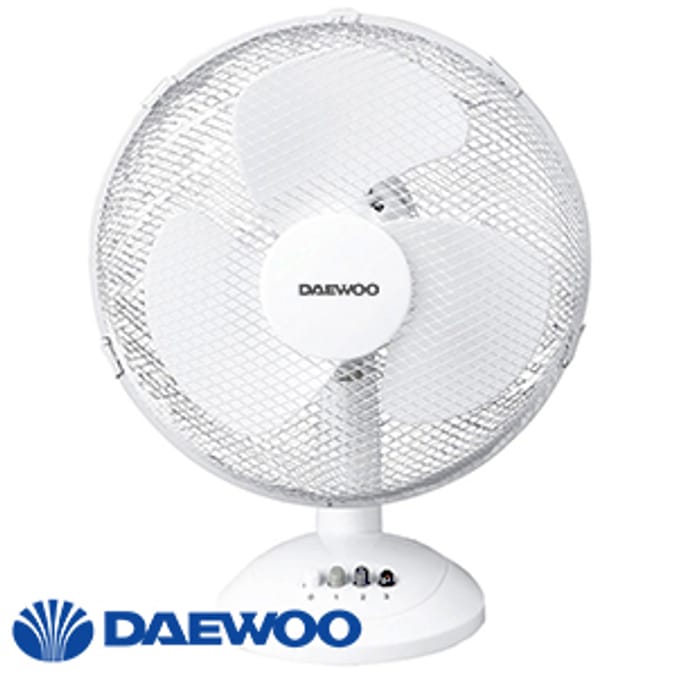 Daewoo 12" Desk Fan Home Bargains