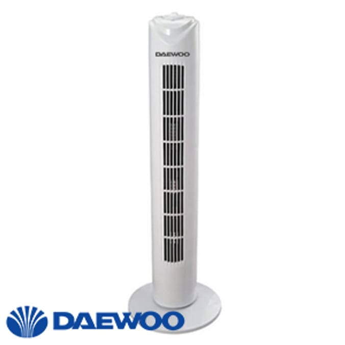 Daewoo 32" Slimline Tower Fan Home Bargains