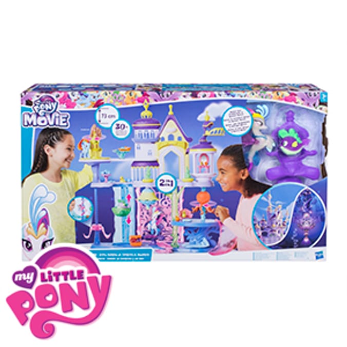 My little pony the movie canterlot & seaquestria hot sale castle