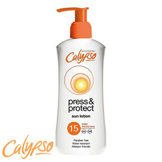 Calypso 250ml Sun Lotion SPF15 Home Bargains