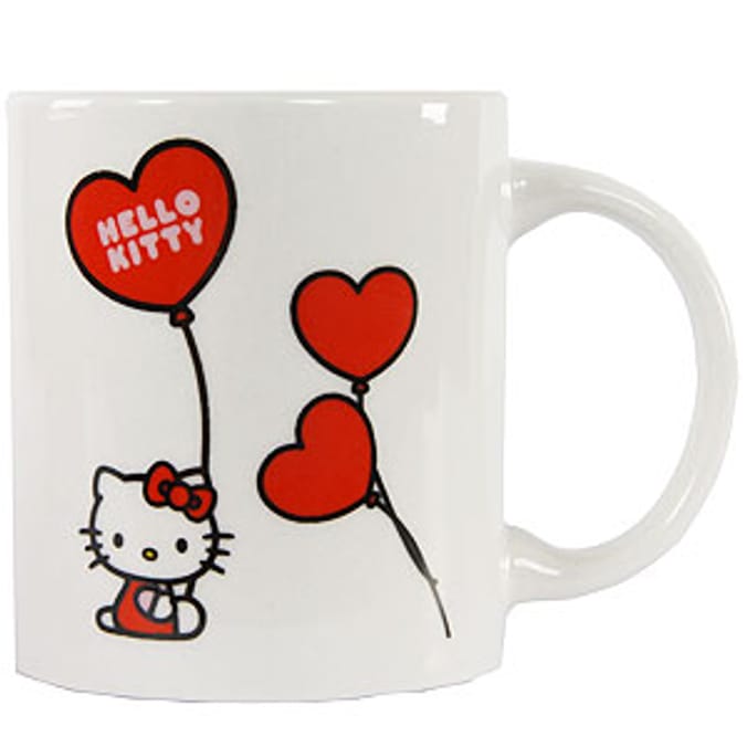 Hello Kitty Mug - Heart Balloons