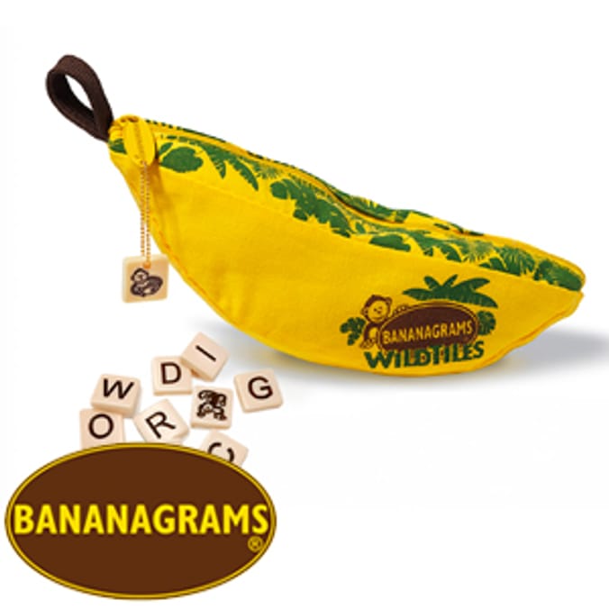 Bananagrams Wild Tiles game letters scrabble anagram Home Bargains