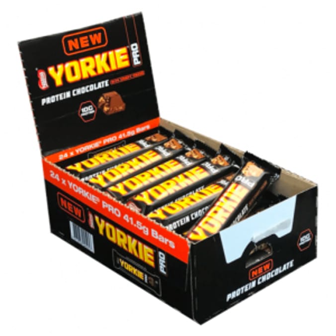 Yorkie Pro Protein Chocolate (24 x 41.5g Bars) Home Bargains