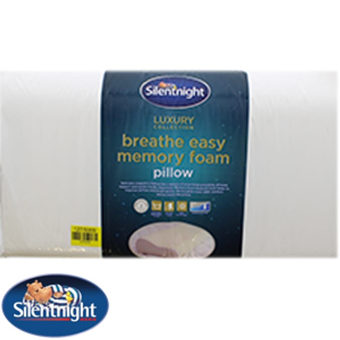 Silent Night: Breathe Easy Memory Foam Pillow