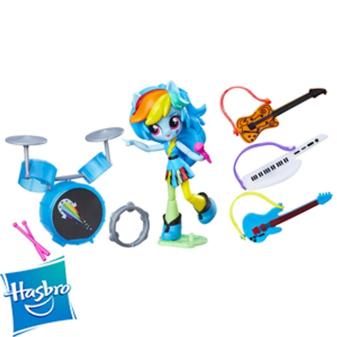 Rainbow dash rockin store music class set