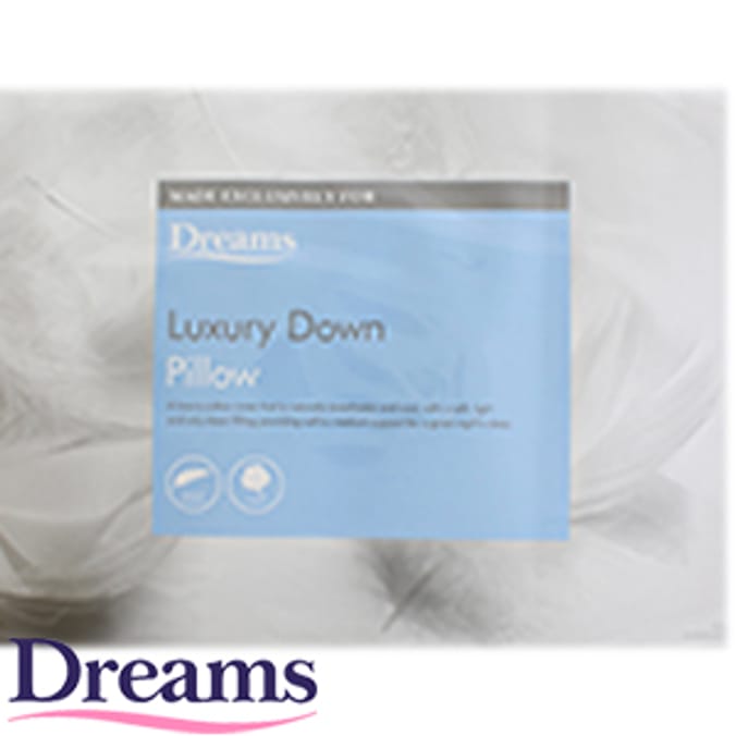 Dreams Luxury Down Pillow duck feather lightweight breathable soft down