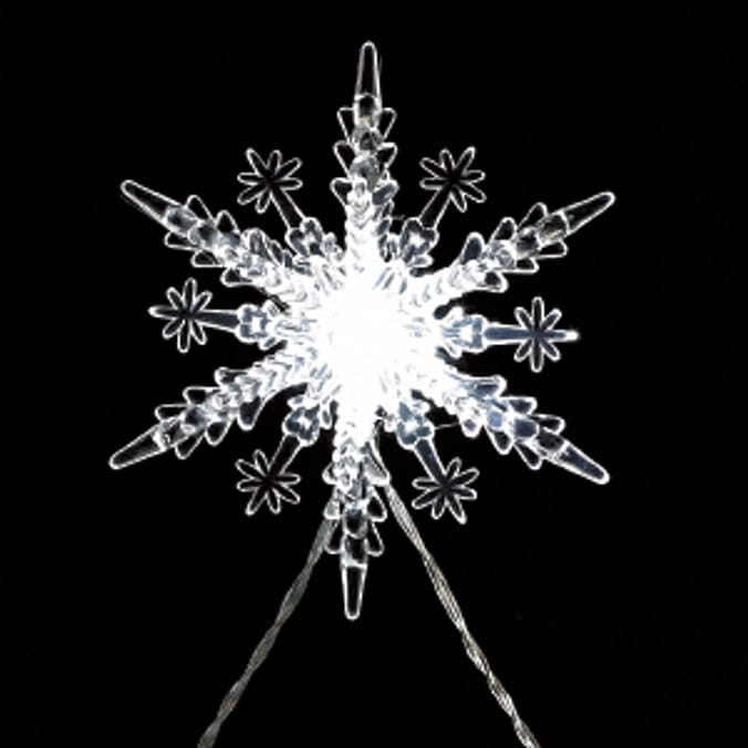 Battery operated deals snowflake window lights