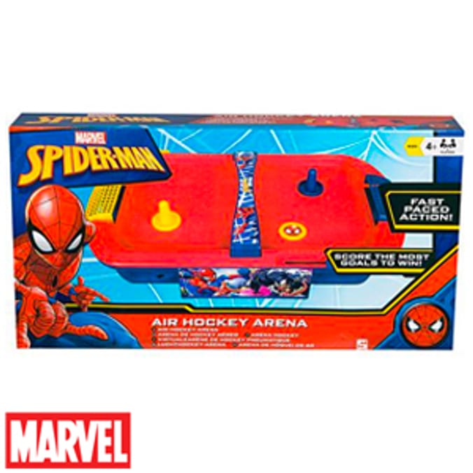 Marvel SpiderMan Air Hockey Arena Home Bargains
