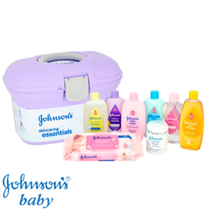 Johnson's baby skincaring cheap essentials box