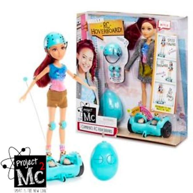 Remote control deals hoverboard with doll