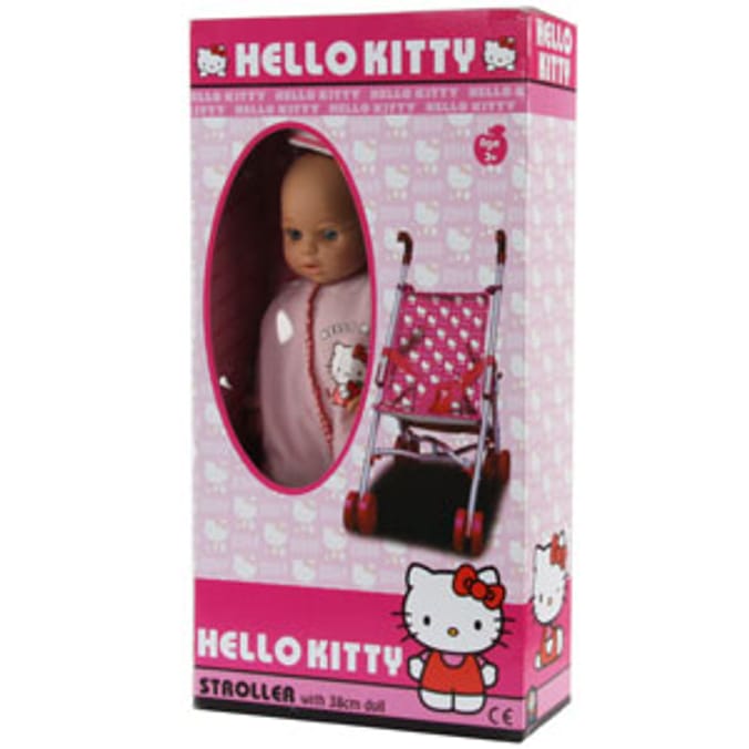 Hello Kitty Stroller and Doll Home Bargains