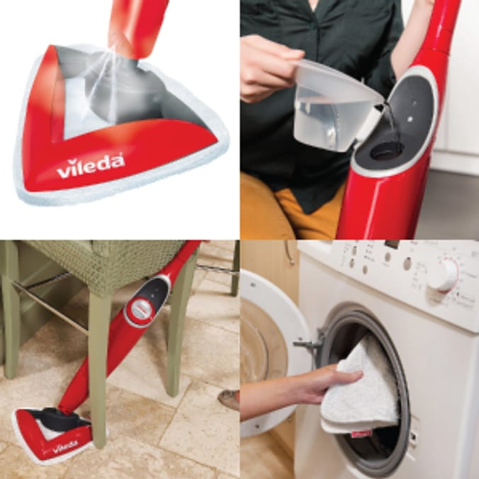 PreOrder Vileda 100°C Hot Spray Mop, 100 degree, steam mop, spray mop