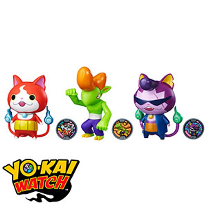 YoKai Watch 3 Figure Pack Home Bargains