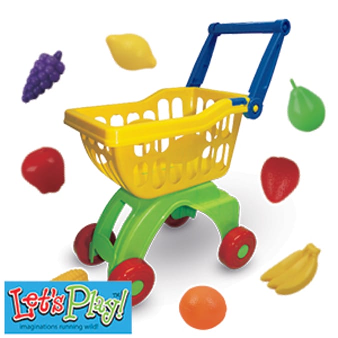 Pretend best sale shopping trolley