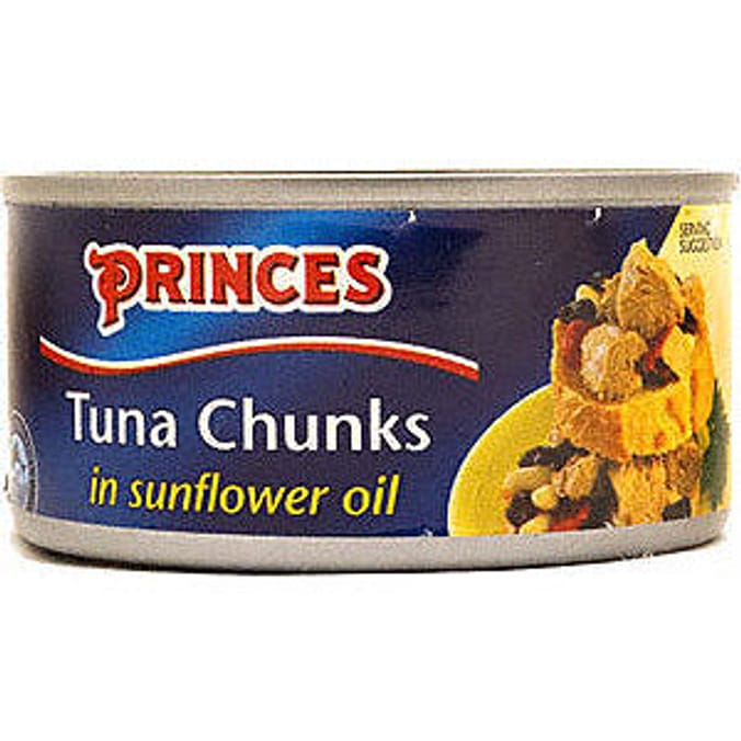Princes Tuna Chunks in Sunflower Oil 4 Pack Home Bargains