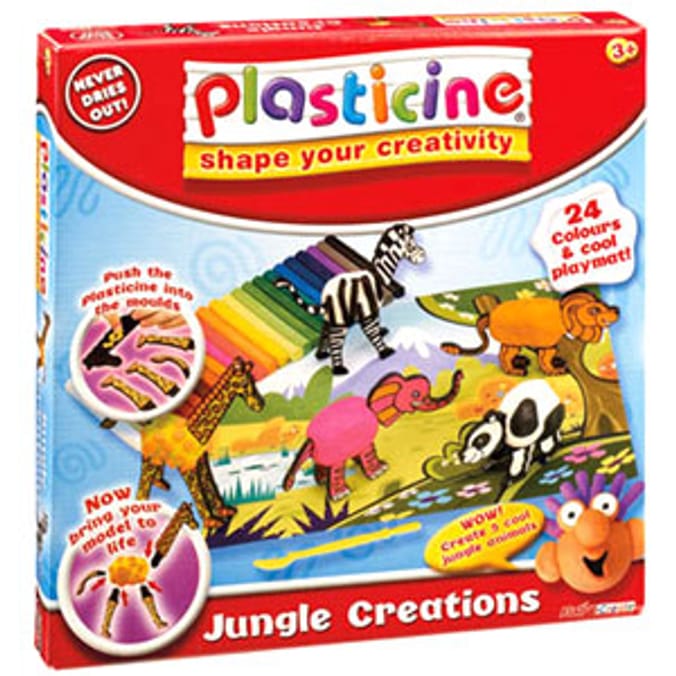 Plasticine Animal Creations Home Bargains