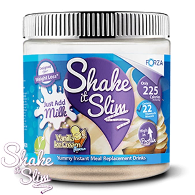 Shake it Slim Vanilla Ice Cream Flavour (350g Tub) weight loss