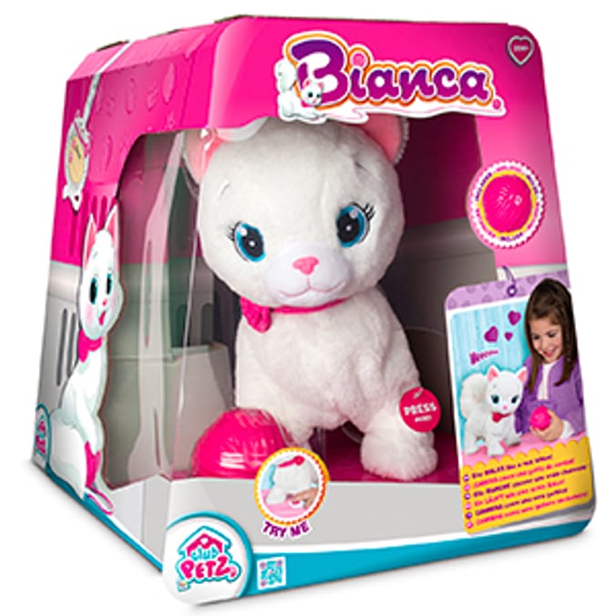 Club Petz Bianca the Walking Cat talking kitten sounds interactive pet