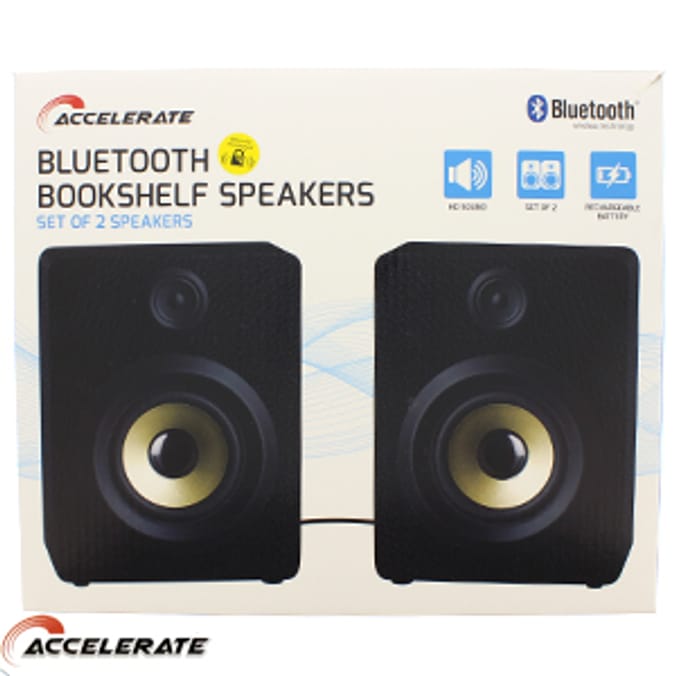 Soundlogic xt dual stereo wooden store bluetooth speakers