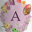 Personalised Disney Princess Rapunzel Initial Mug