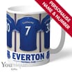 Personalised Football Everton FC Mug