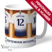 Personalised Football Tottenham FC Mug