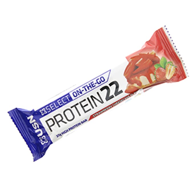 USN Protein 22 High Protein Bar Strawberry Cheesecake (12 x 60g) whey