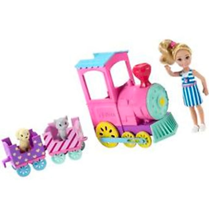 Barbie choo choo train online