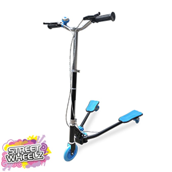 Street Wheelz Scissor Scooter Blue three wheel triscooter summer