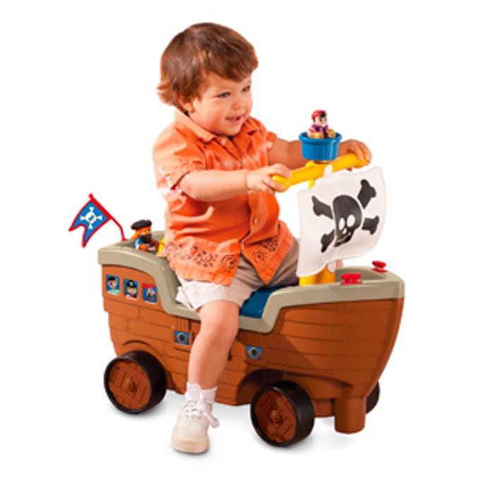 Little Tikes Play n Scoot Pirate Ship Home Bargains