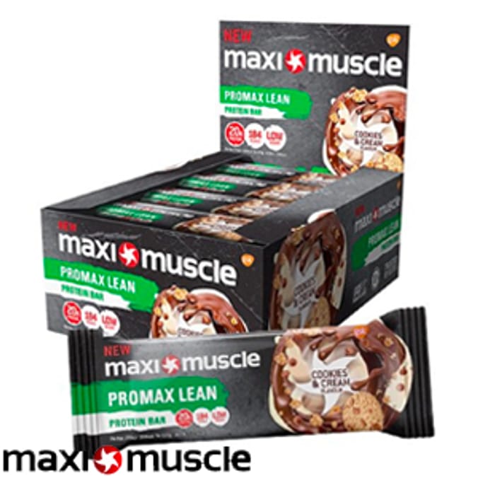 MaxiMuscle Promax Lean Protein Bar (Cookies & Cream) Home Bargains