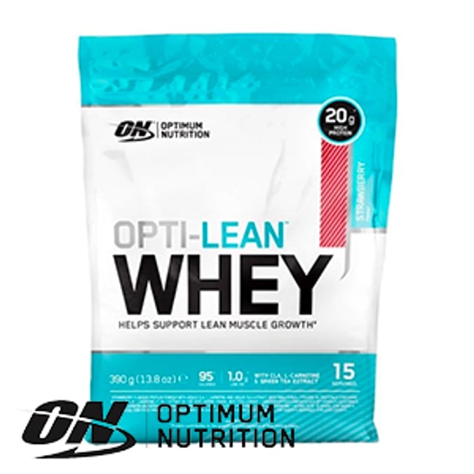 Optimum Nutrition OptiLean Whey Strawberry Flavour gym muscle