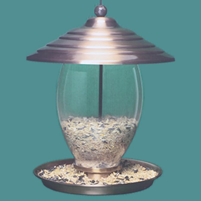 The Gifted Gardener Copper Effect Bird Seed Feeder birdtable bird