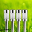 Firefly: LED Bollard Solar Stake Light 4 Pack