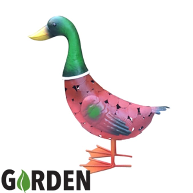 Garden Metal Ornament: Derek the Duck